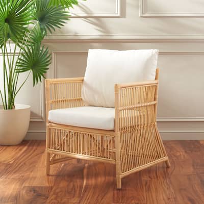 SAFAVIEH Home Collection Alvis Accent Chair W/ Cushion - 23" W x 26" D x 28" H