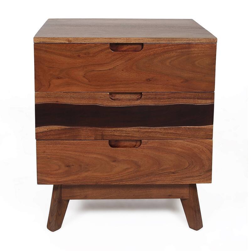 Farmhouse Solid Wood Nightstand