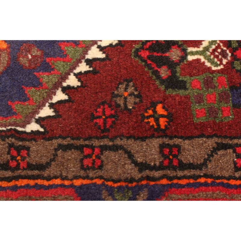 ECARPETGALLERY Hand-knotted Andelz Dark Navy Wool Rug - 4'1 x 6'10