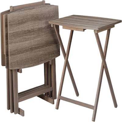 TV Tray Tables Set