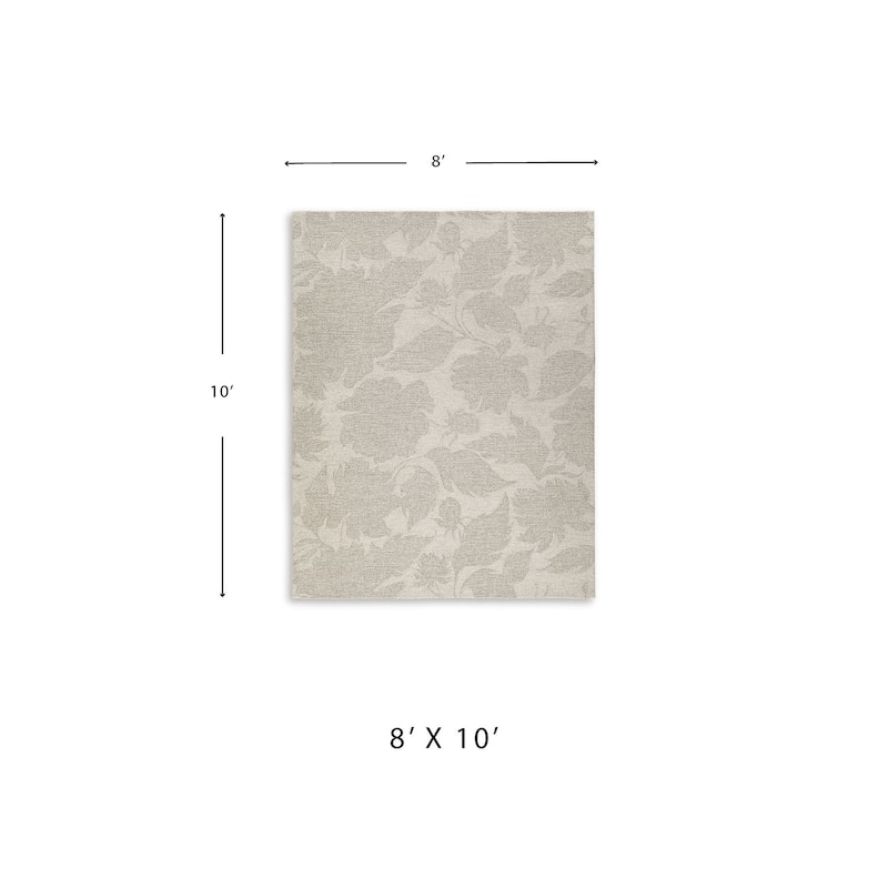 Signature Design by Ashley Chadess Linen/Taupe Rug