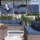 preview thumbnail 31 of 33, Kullavik 12 Piece Outdoor Patio Furniture Set with Fire Pit Table