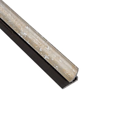 FASÄDE 47 in. Decorative Vinyl Inside Corner Trim Vintage Metal (5 Pack) - 5 Pack