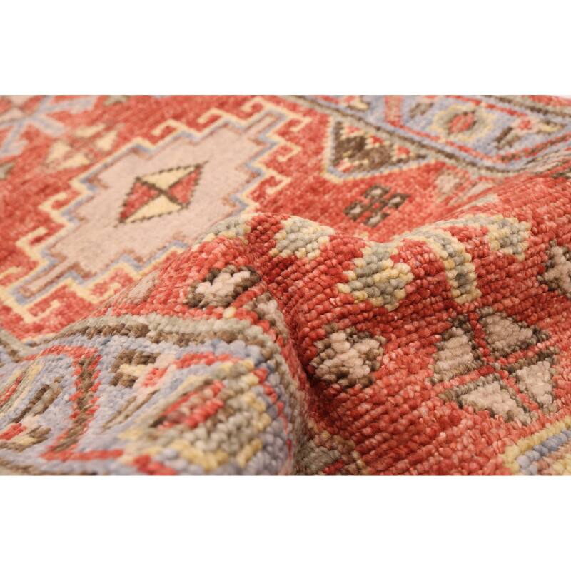 ECARPETGALLERY Hand-knotted Jules Serapi Dark Copper Wool Rug - 2'8 x 10'0