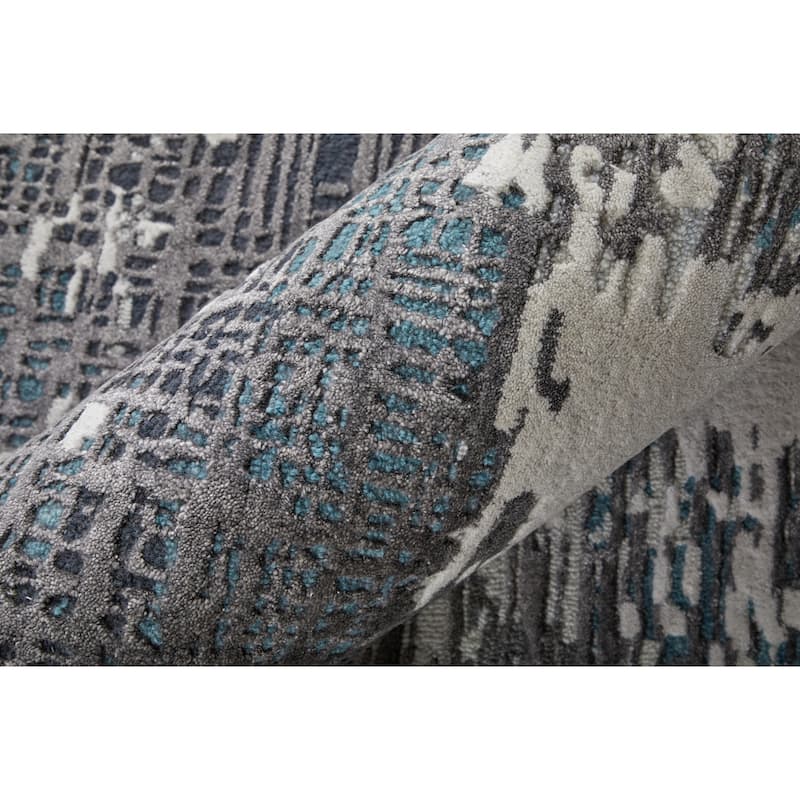 Grand Bazaar Valin Hand Tufted Abstract Modern Area Rug