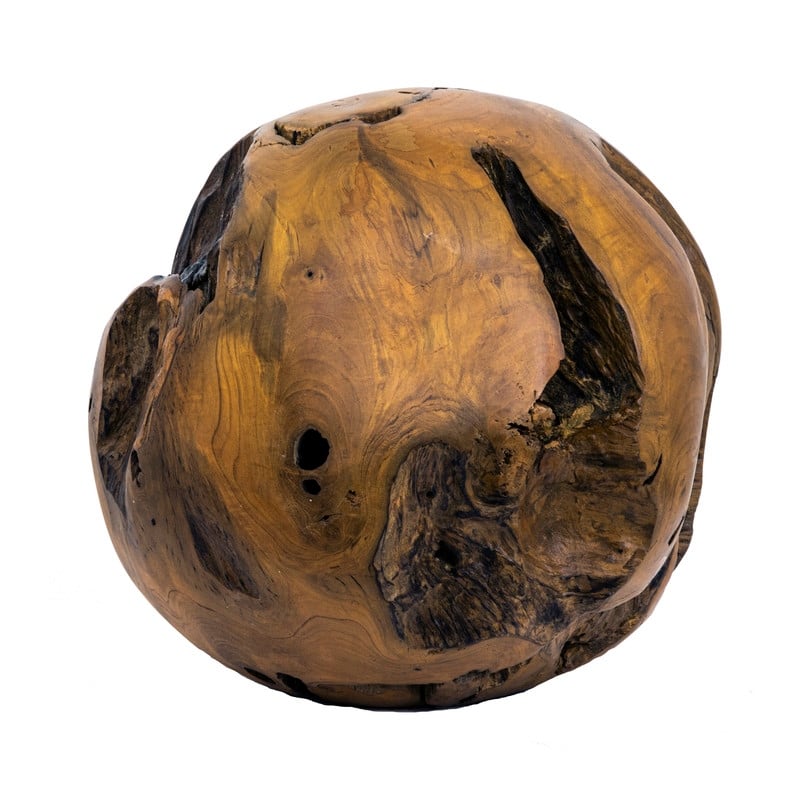 Teak Root Sphere 14-16 inches