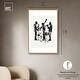 preview thumbnail 46 of 60, Bebop II Black Art Canvas Print by Art Remedy