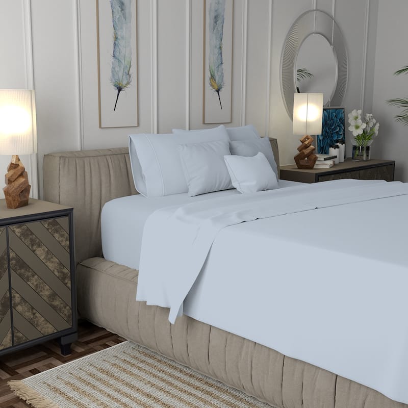 Ultra-Soft & Silky 800TC Premium-Quality Supima Cotton Sheet Set