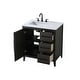 preview thumbnail 11 of 9, Elegant Lighting VF29332 Millie 32" Free Standing Single Basin Vanity