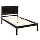 preview thumbnail 49 of 62, Solid Wood Platform Bed Frame with Headboard & Strong Slats Support