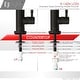 preview thumbnail 19 of 30, Kitchen Sink Drinking Water Faucet, Commercial Water Filtration Faucet, Stainless Steel, Contemporary Style High-Spout