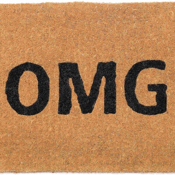 Fab Habitat - OMG Doormat 18 x 30 Extra Thick Handwoven, Durable