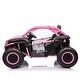 preview thumbnail 49 of 52, 24V Two-seater Kids Ride On UTV w/Parents Control,400W Super High Power,Four-Wheel Suspension,Bluetooth,MP3,USB,LED Light,Horn