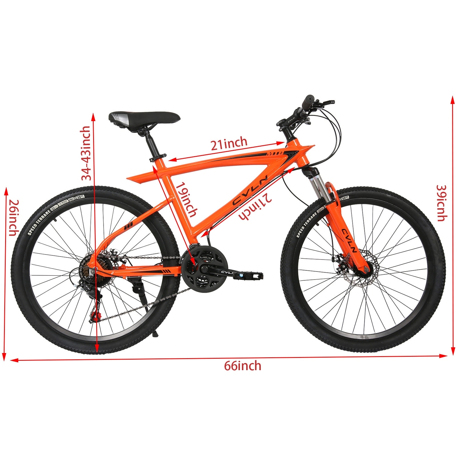 Mountain Bike 26 inch Outdoor Sports 21 Speed Lightweight