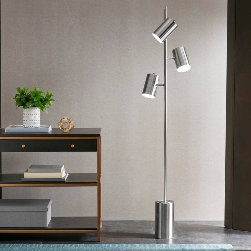 INK+IVY Alta 3-Light Metal Floor Lamp