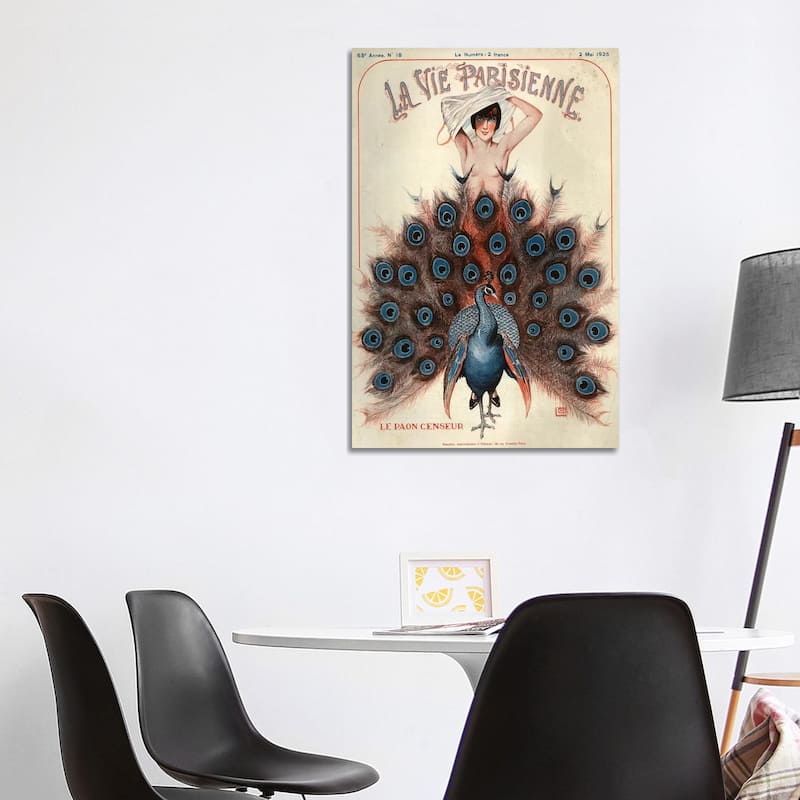 iCanvas "1925 La Vie Parisienne Magazine Cover" by Georges Leonnec Canvas Print - 40x26x1.5