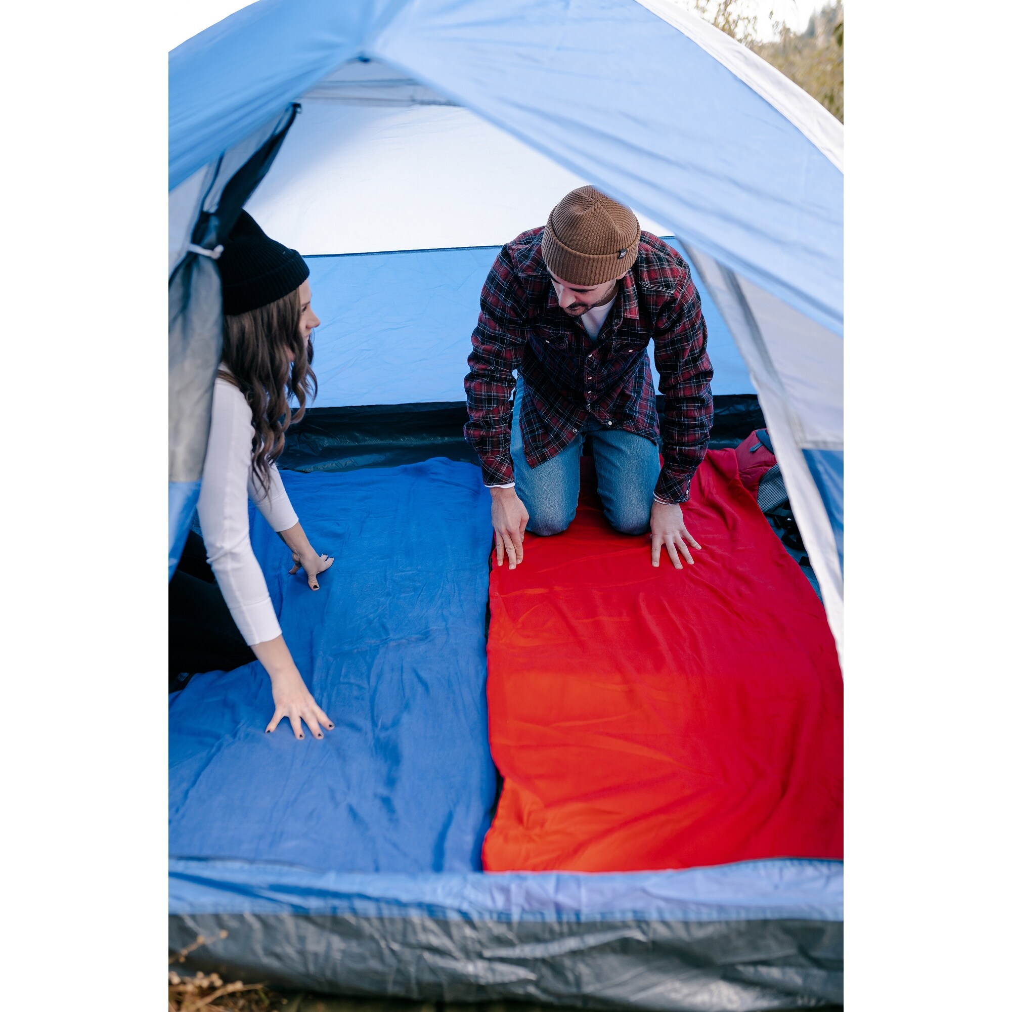 Stansport Fleece Sleeping Bag Blue On Sale Bed Bath Beyond