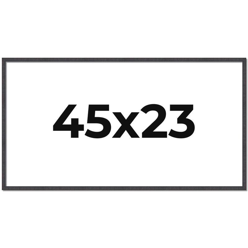 45x23 Frame Brown Solid Wood Picture Frame - Complete Modern Photo