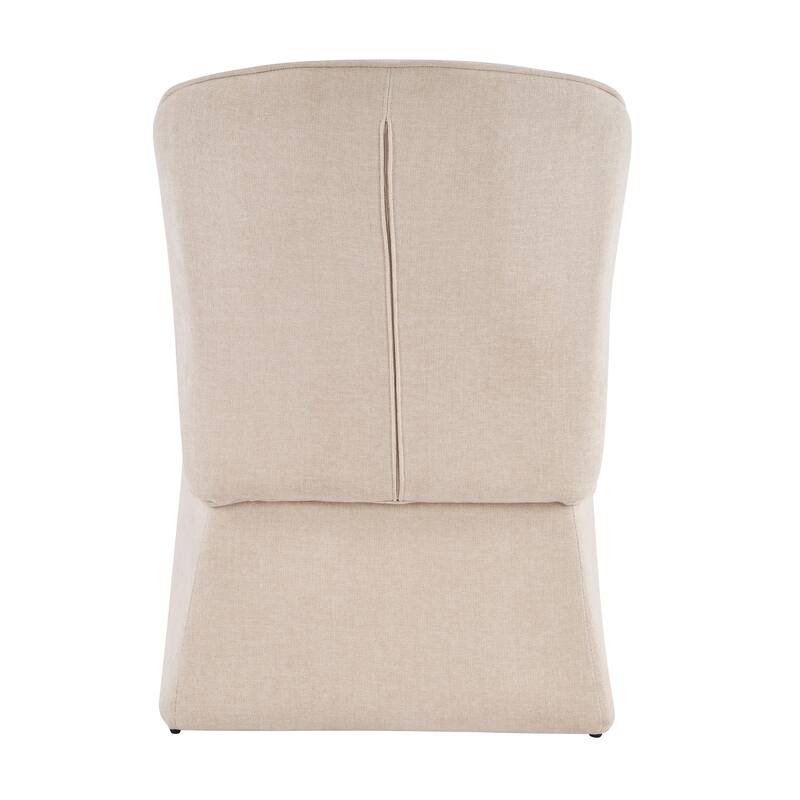 Christopher Knight Home - Eddie Modern Block Silhouette Upholstered Dining Chair with Metal Frame, Versatile Home Use