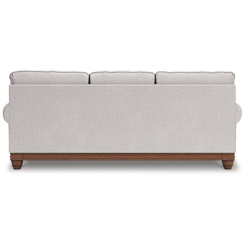 Signature Design by Ashley Meadowview Light Gray/Brown Sofa - 99"W x 40"D x 41"H