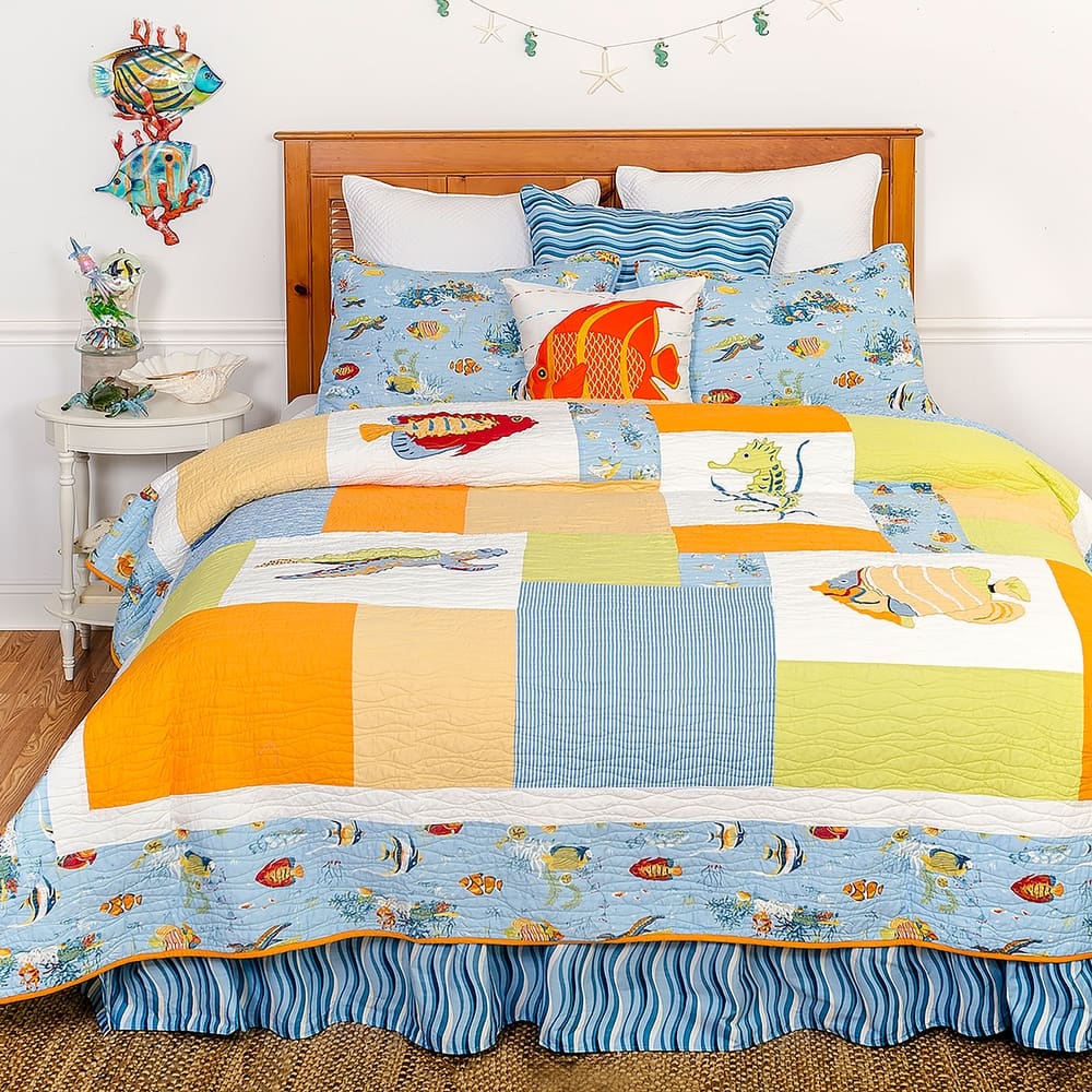 Sea Life Quilt Set