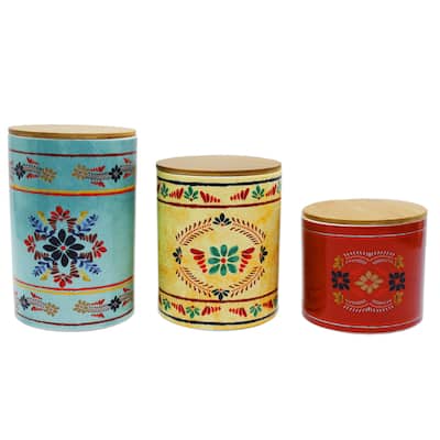 HiEnd Accents 3 PC Bonita Canister Set - N/A