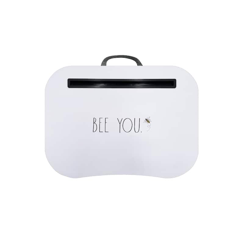 Rae Dunn Cushion Backed Laptop Desk - BEE YOU
