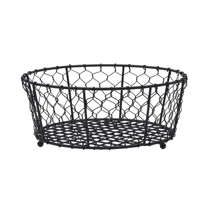 Gourmet Basics by Mikasa Farmers Market Fruit Storage Basket - 11" x 4.3"