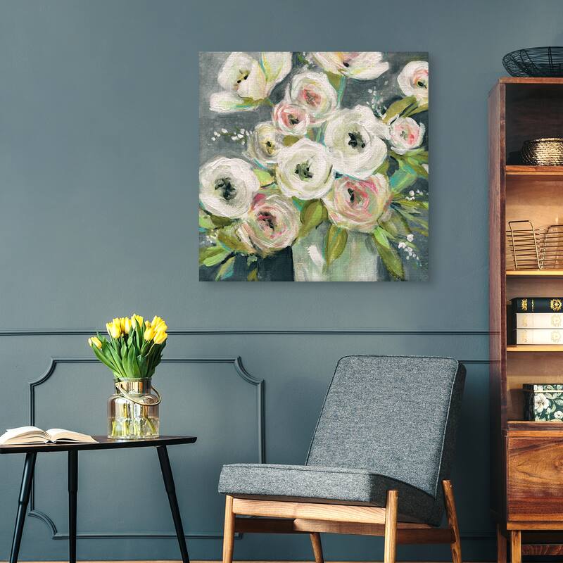 Summer Ranunculus by Carol Robinson Canvas Art Print
