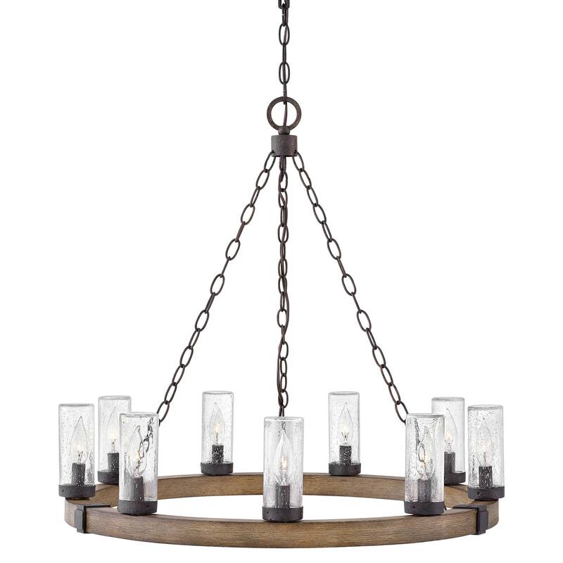 Hinkley Lighting Sawyer 12v 31.5w 9 Light 30" Wide Open Air LED - Sequoia