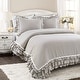 preview thumbnail 3 of 38, Silver Orchid Gerard Shabby Chic Ruffle Lace Comforter Set