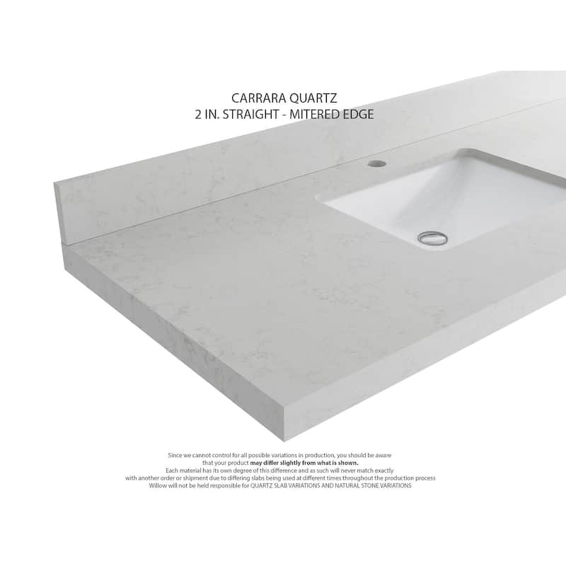 Willow Collections 72 in. W x 22 in. D Santa Monica Teak Double Sink Bathroom Vanity with Countertop