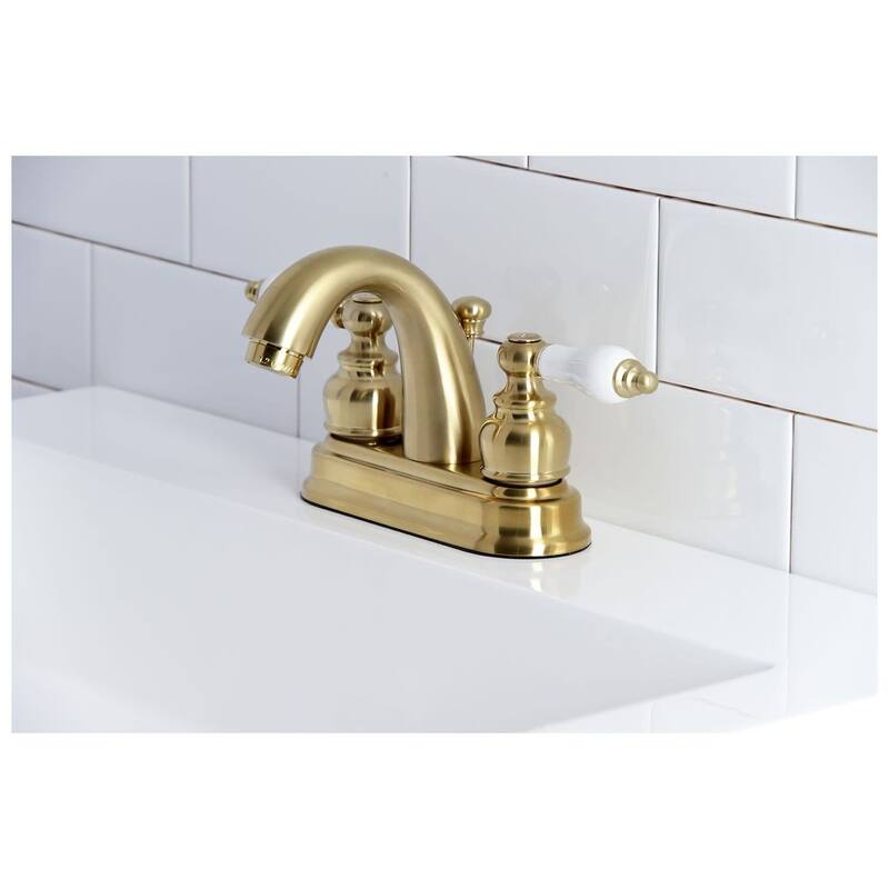 Kingston Brass Restoration 1.2 GPM Centerset Bathroom Faucet with