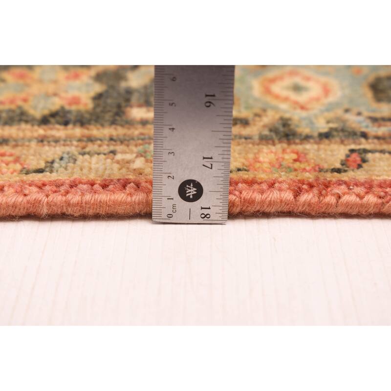 ECARPETGALLERY Hand-knotted Jules Sultane Red Wool Rug - 4'1 x 6'0