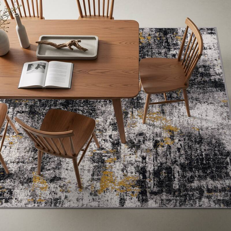 World Rug Gallery Adare Contemporary Abstract Area Rug