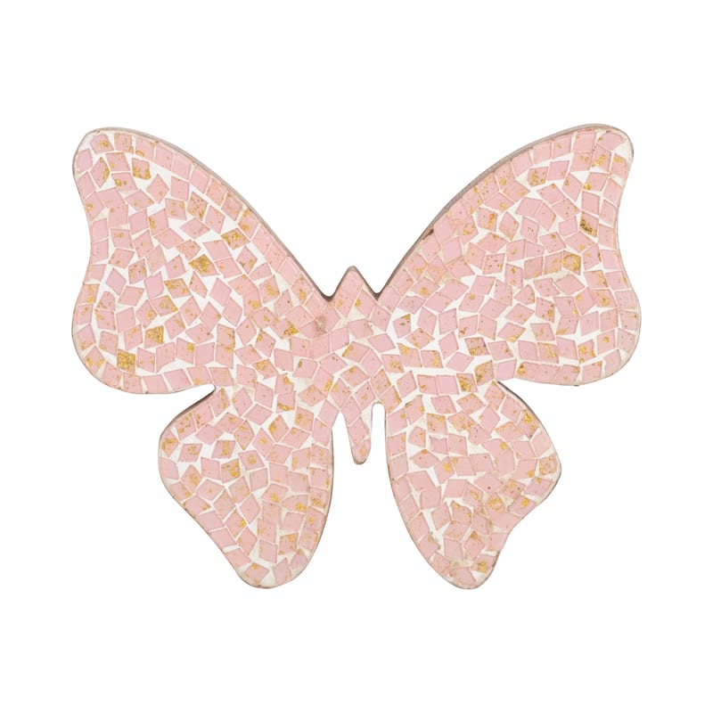 Sagebrook Home Modern Glam Mosaic Butterfly Figurine