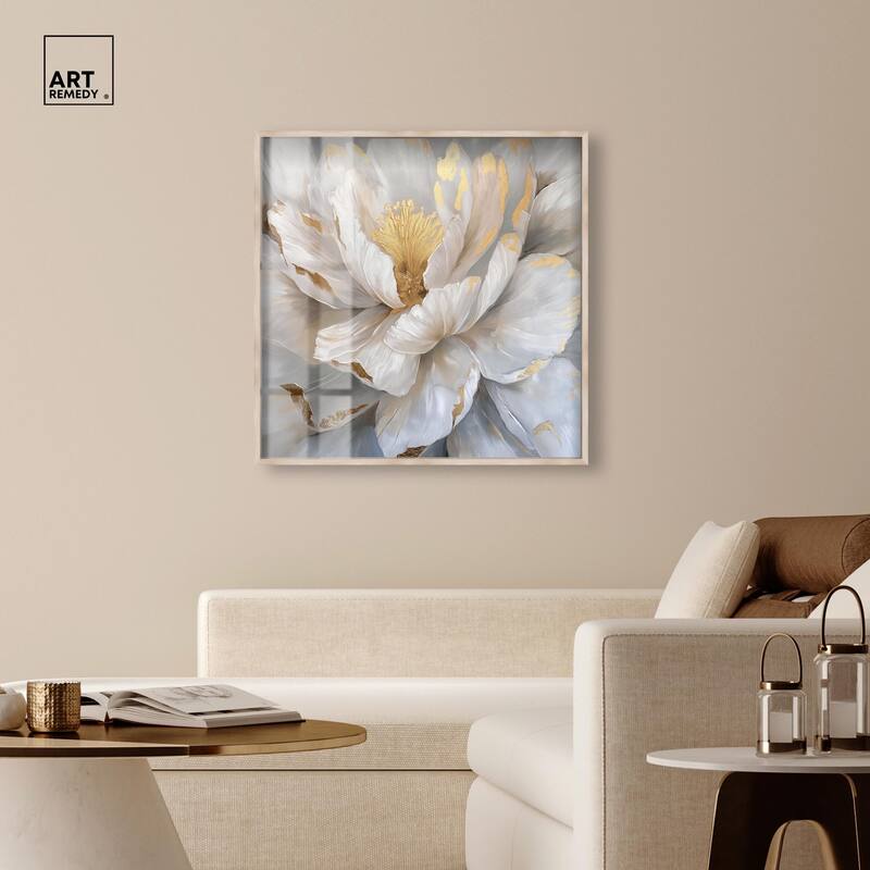 Golden Veins of Grace Shadowbox by Art Remedy