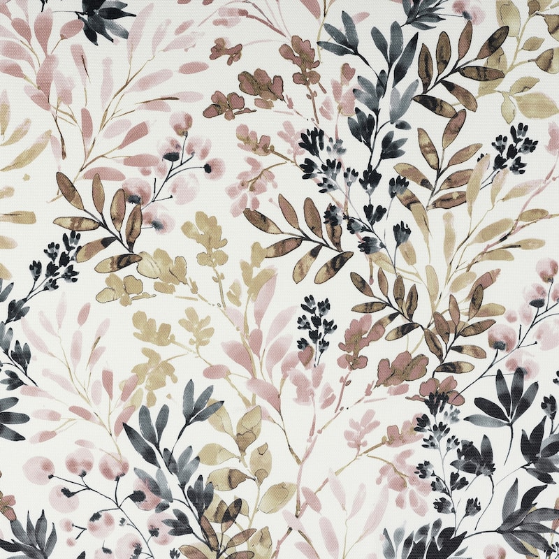 No. 918 Amelie Botanical Print Room Darkening Grommet Curtain Panel, Single Panel