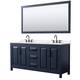 Option Dark Blue / White Quartz Top / Matte Black