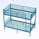 preview thumbnail 8 of 13, Bunk Bed Twin Over Twin with Ladder and high Guardrail,Detachable Bunk Beds
