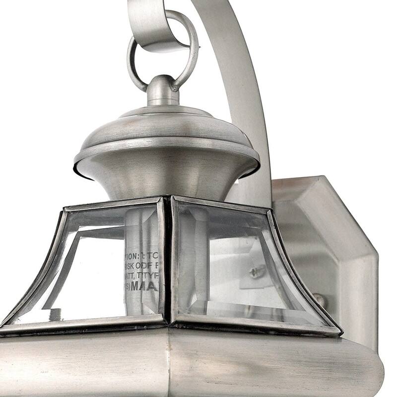 Roseto Gaines 1 Light 14" Tall Outdoor Wall Sconce with Clear Glass