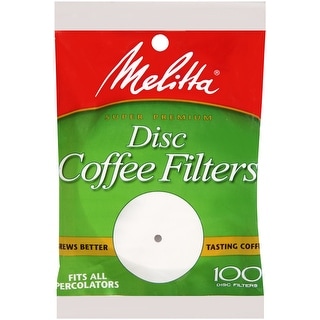 Melitta #4 Cone Paper Coffee Filter White Measure Markings 2 Pack 40 Count 