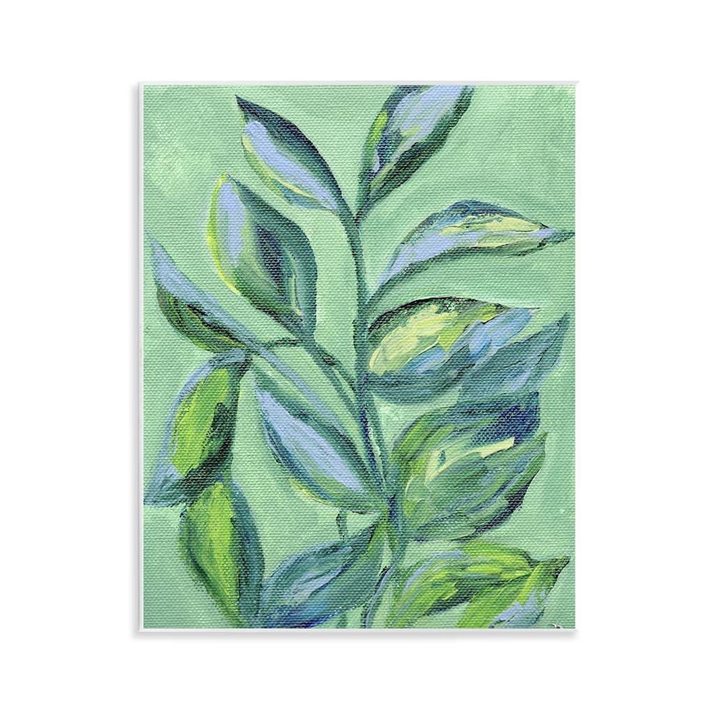 Stupell Leafy Plant Foliage Wall Plaque Art Design By Nikita Jariwala