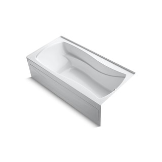 Kohler Mariposa  72" X 36" Alcove Bath With Integral Apron, Integral Flange And Right-Hand Drain White 