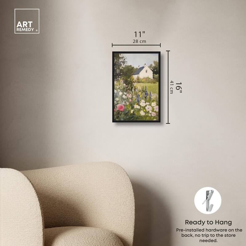 Floral Farmhouse II Canvas by Art Remedy