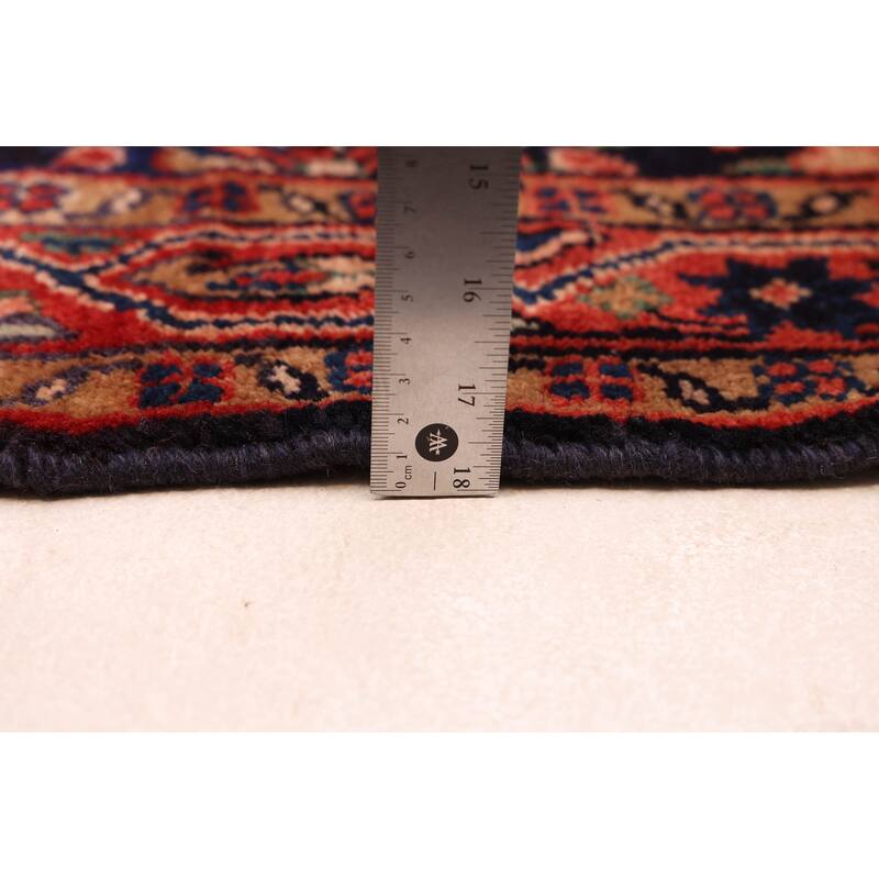 ECARPETGALLERY Hand-knotted Anadol Dark Navy Wool Rug - 3'0 x 9'0