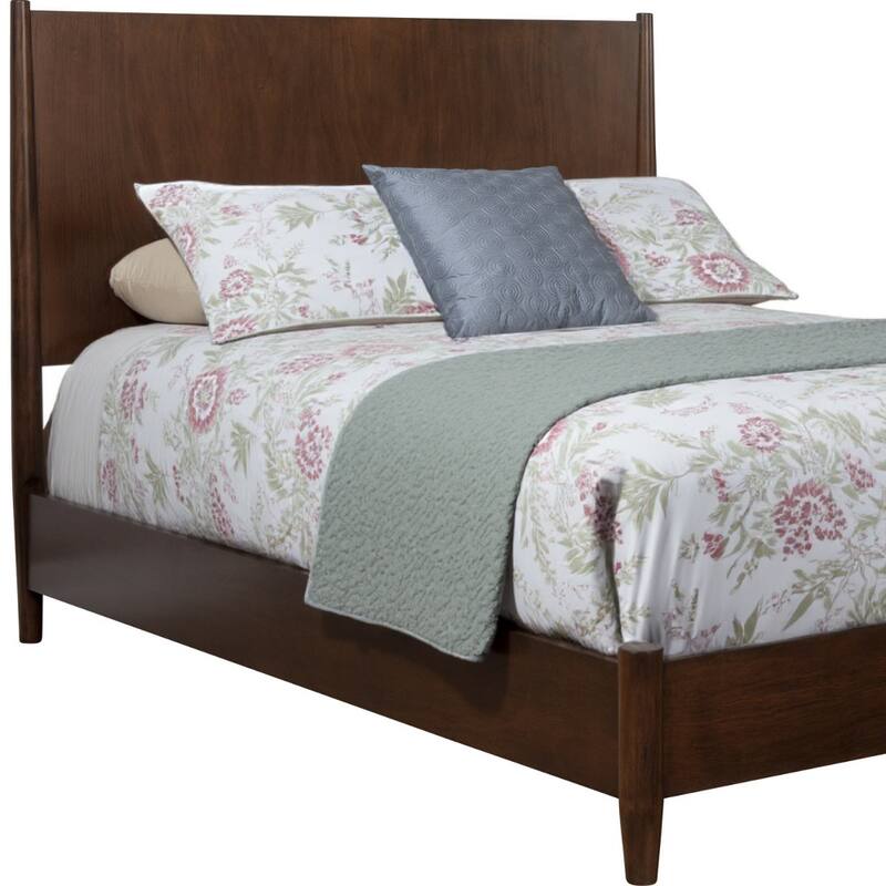 HomeRoots Brown Solid Wood Full Bed Frame