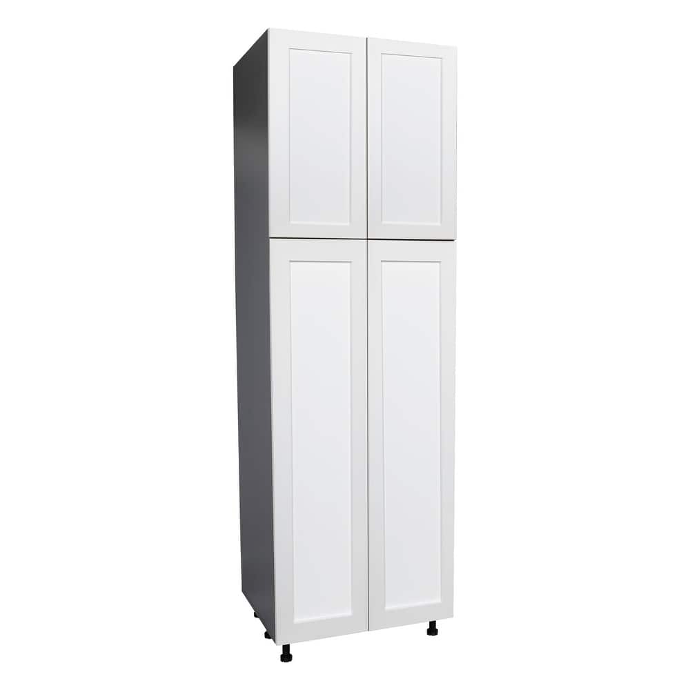 36" x 90" Utility Cabinet-Four Door-Grey - 36 x 90 x 23 3/8
