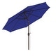 preview thumbnail 24 of 81, Holme 9-foot Steel Market Patio Umbrella with Tilt-and-Crank Royal Blue