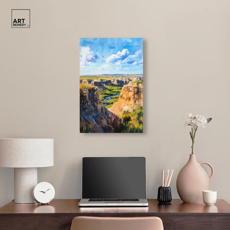 Rolling Hills and Sky II Canvas by Art Remedy, Gallery Wrapped